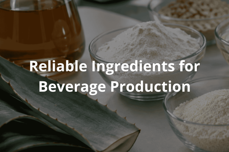 Quality and sourcing evaluation of ingredients for beverage production